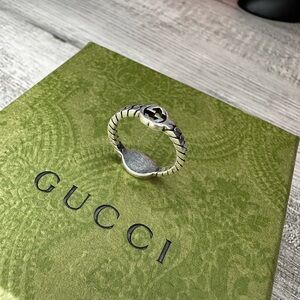 Gucci Silver 925 Double Sided Ring